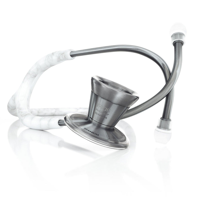 ProCardial® Titanium Cardiology Stethoscope - Carrera Marble/Metalika - MDF Instruments Official Store - No - Stethoscope