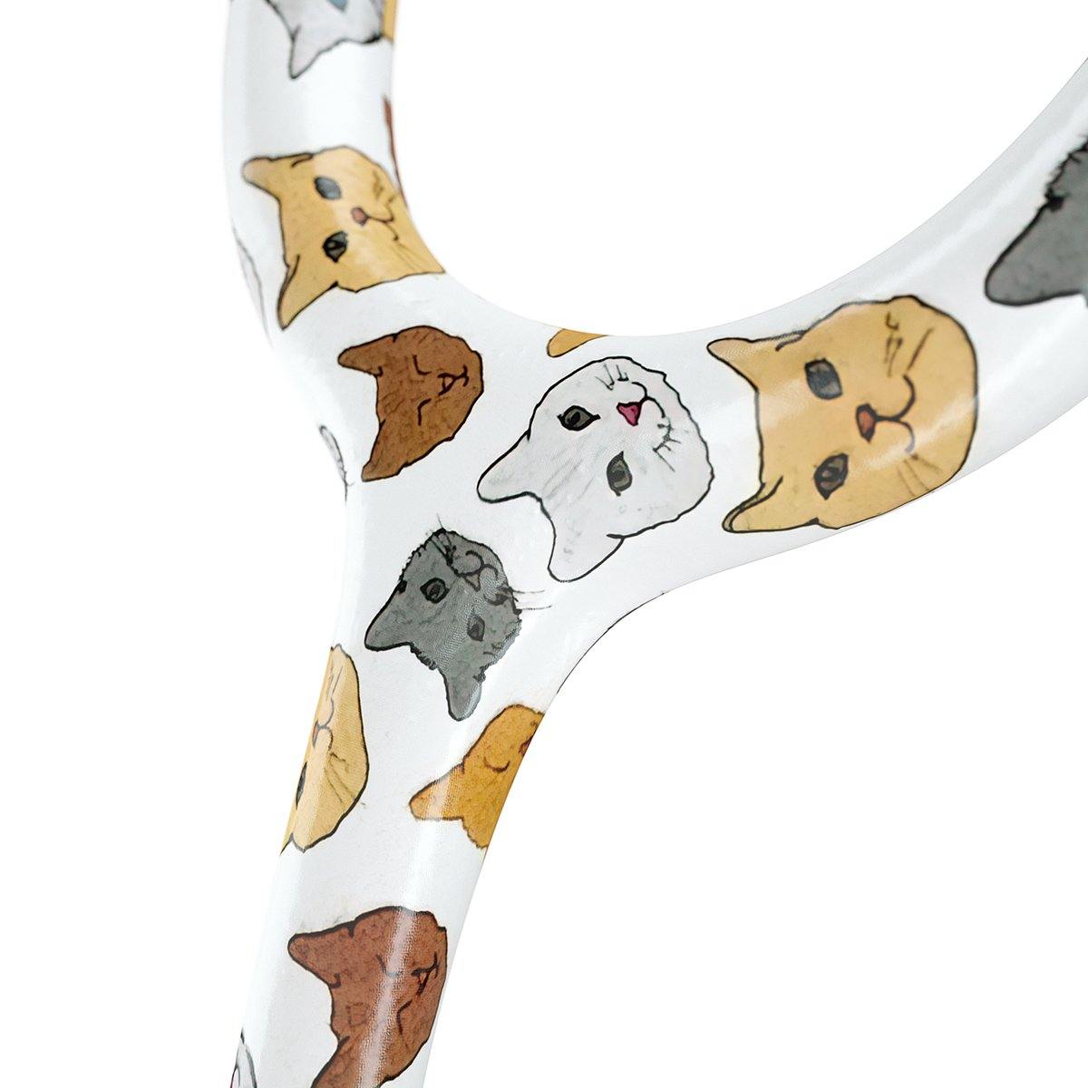 Stethoscope MDF Instruments ProCardial Titanium Cardiology Cat Print Purrfect Tube