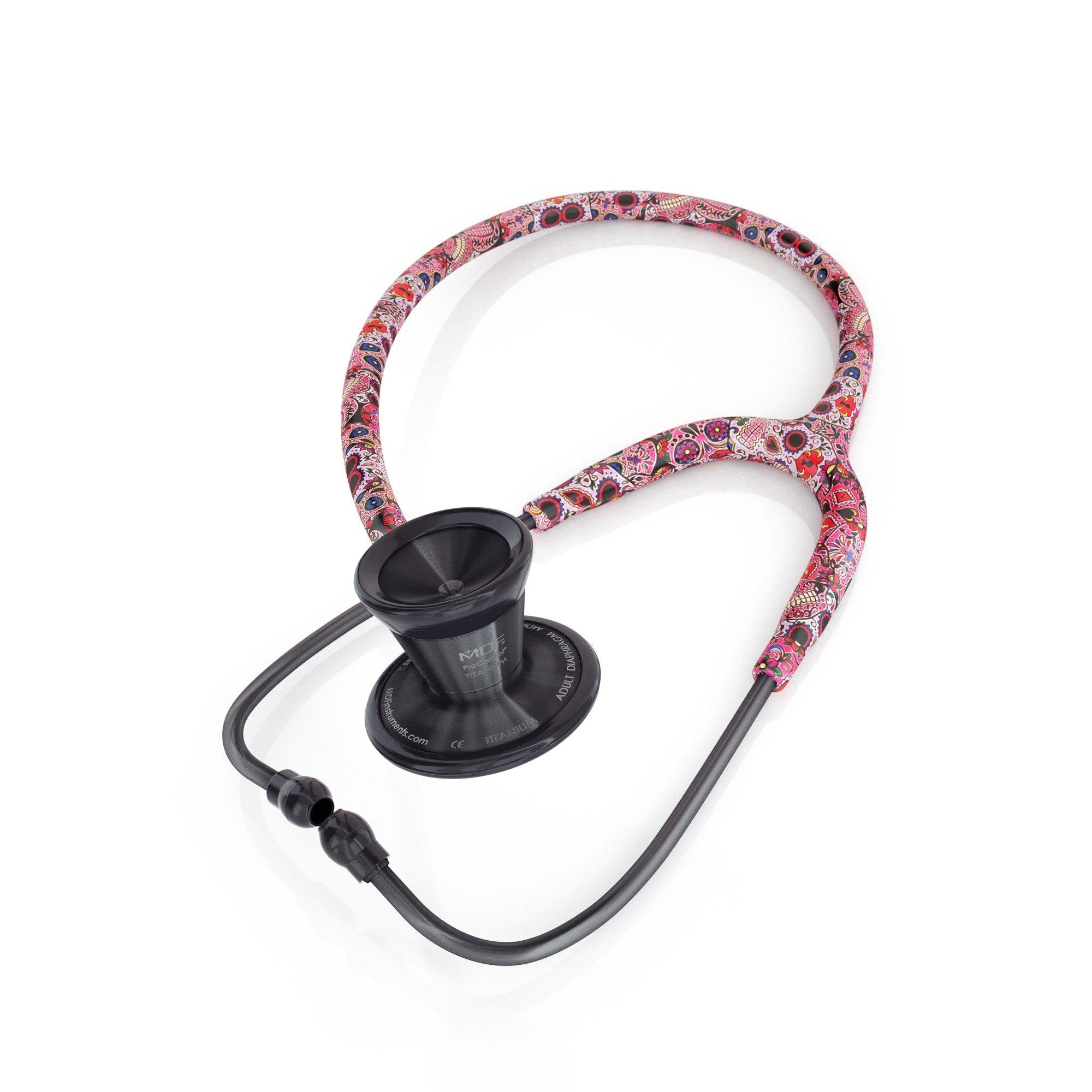 Stethoscope MDF Instruments ProCardial Titanium Sugar Skull and BlackOut