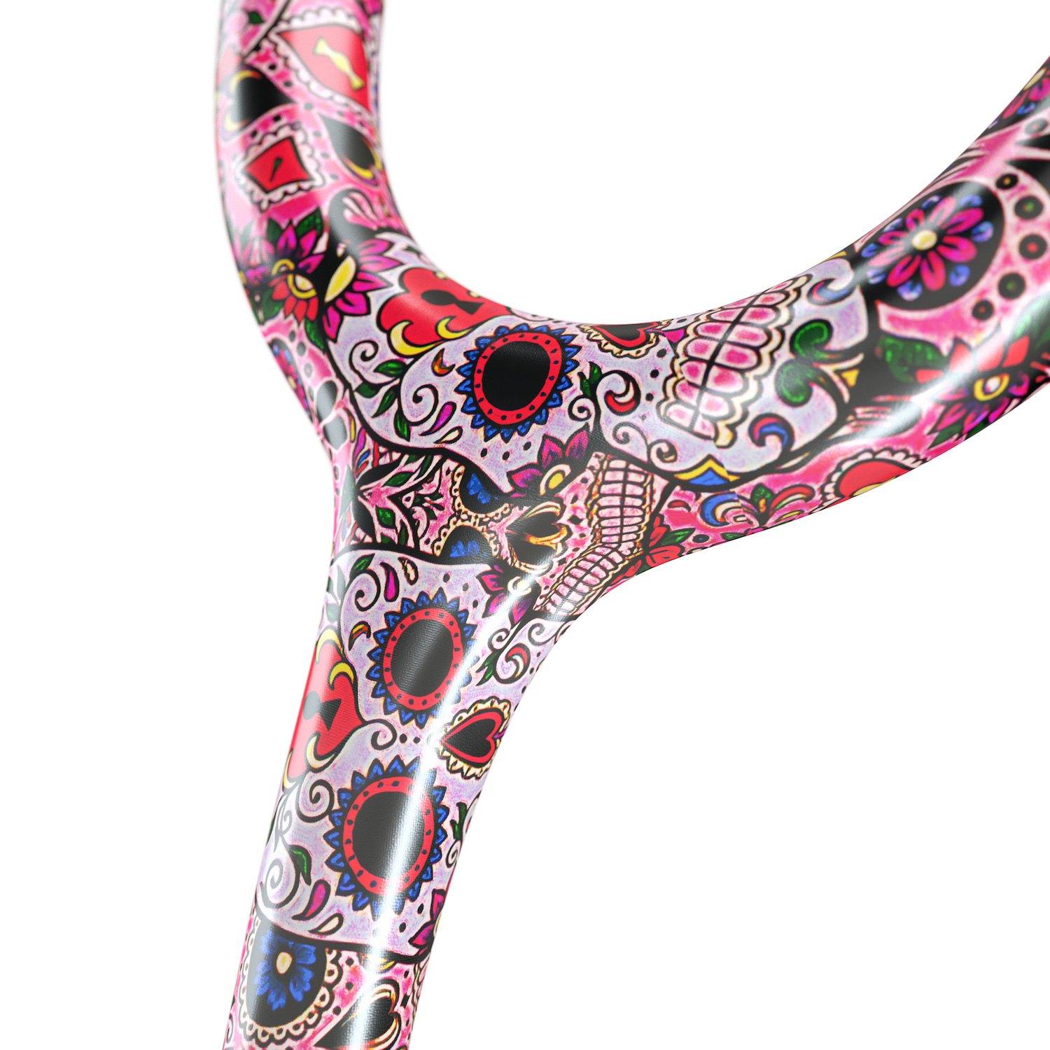 Stethoscope MDF Instruments ProCardial Titanium Sugar Skull and BlackOut Tube