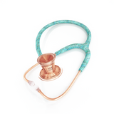 ProCardial® Titanium Cardiology Stethoscope - Turquoise/Rose Gold - MDF Instruments Official Store - Stethoscope