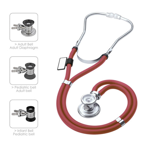 Sprague Rappaport Stethoscope - Burgundy - MDF Instruments Official Store - Stethoscope