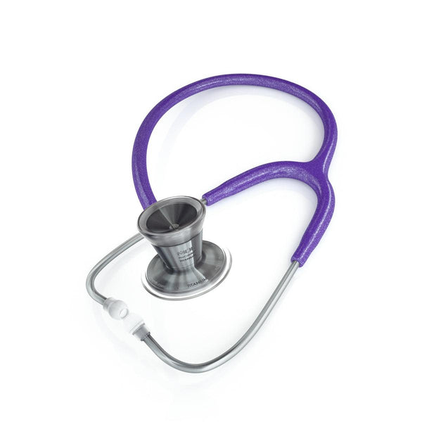 ProCardial® Titanium Cardiology Stethoscope Purple Glitter and Metalika - MDF Instruments Official Store - Stethoscope